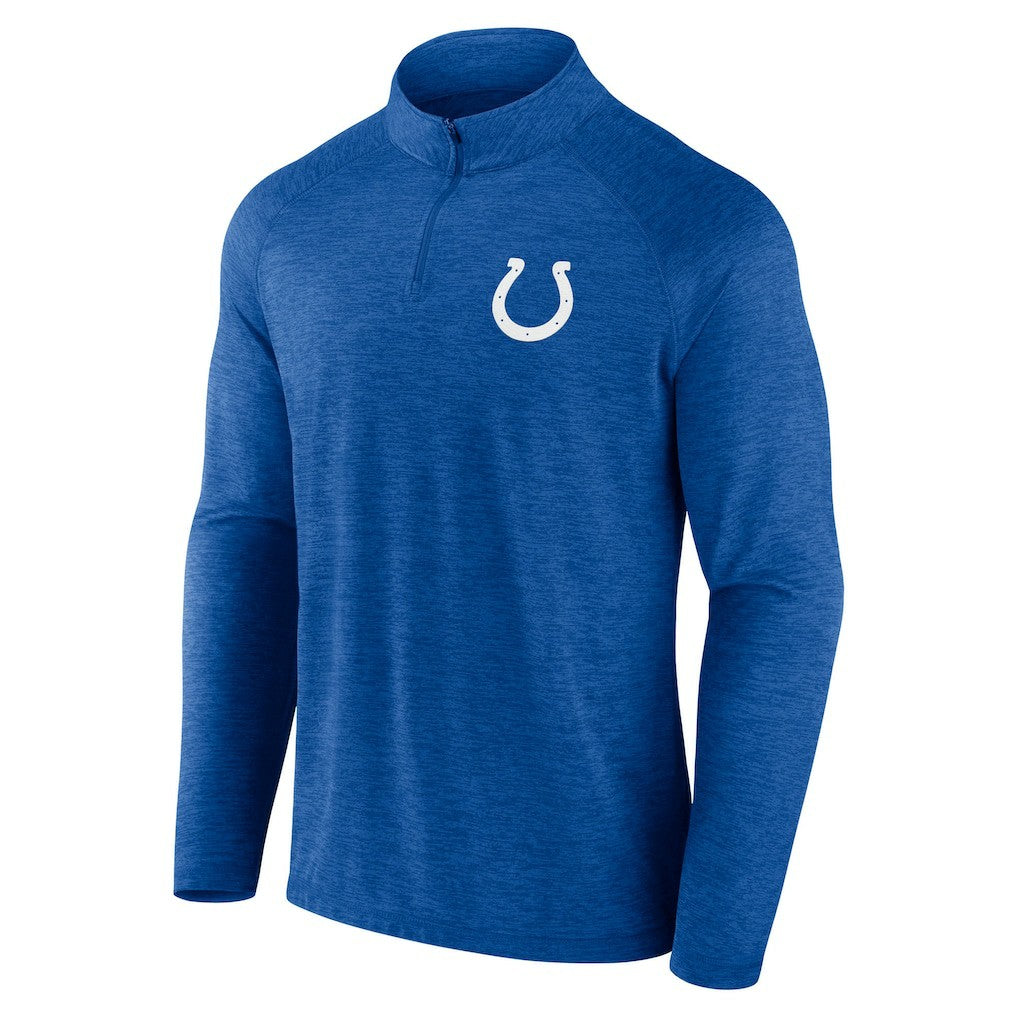 Indianapolis Colts Head-to-Head Raglan Quarter-Zip Jacket - Royal Jackets