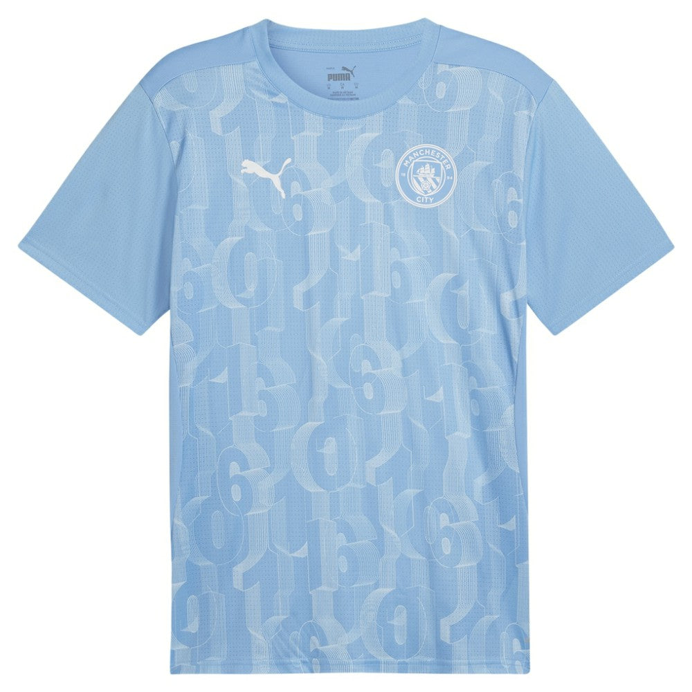 Manchester City 2024/25 Pre-Match Jersey Light Blue - Puma on sale