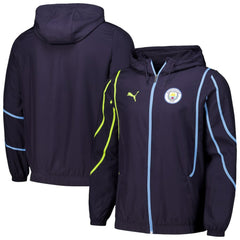 Manchester City 2024/25 Pre-Match Anthem dryCELL Full-Zip Hoodie Jacket Navy - Puma online