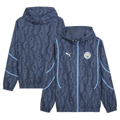 Manchester City 2024/25 Pre-Match Anthem dryCELL Full-Zip Hoodie Jacket Blue - Puma
