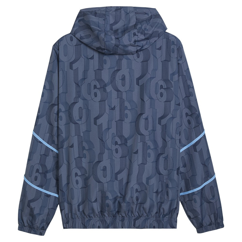 Manchester City 2024/25 Pre-Match Anthem dryCELL Full-Zip Hoodie Jacket Blue - Puma
