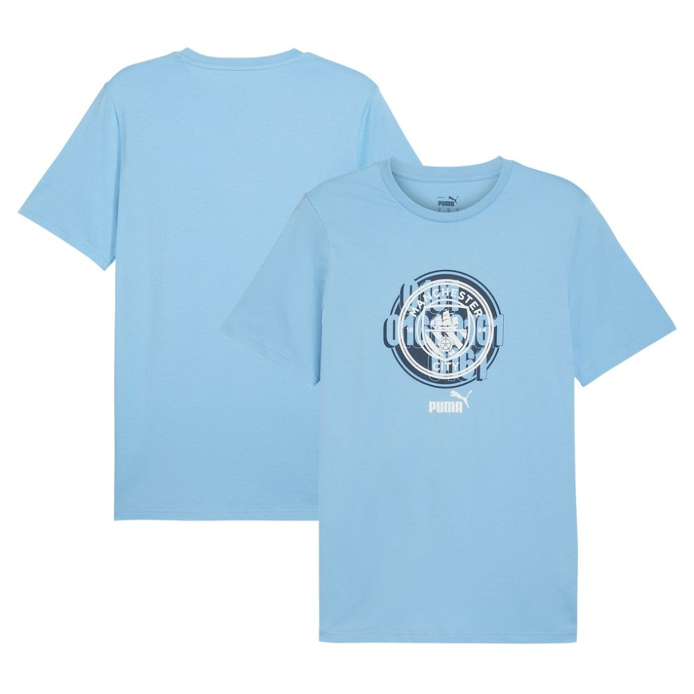 Manchester City ftblCulture T-Shirt Light Blue - Puma discount