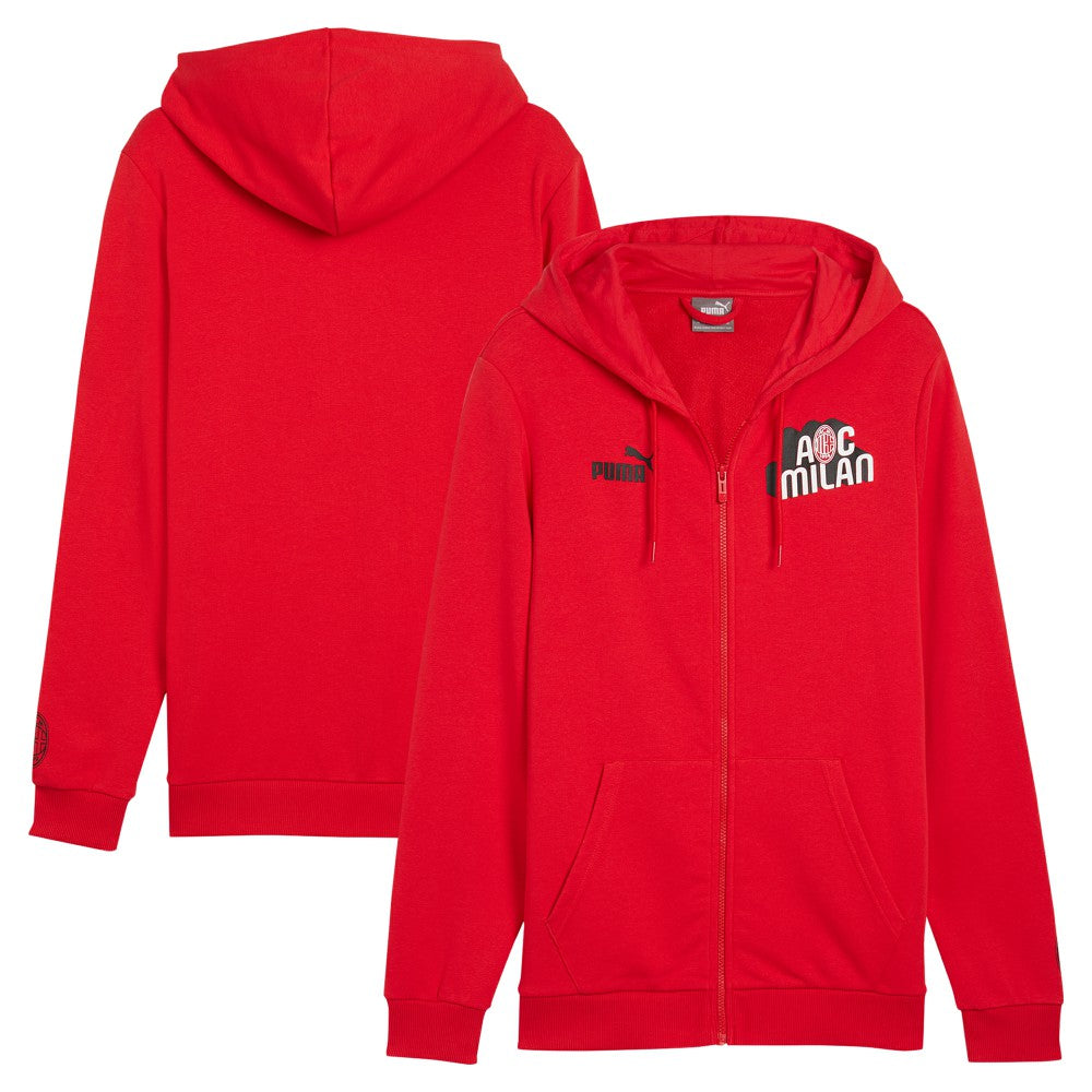 AC Milan ftblCulture Full-Zip Hoodie Red - Puma cheap
