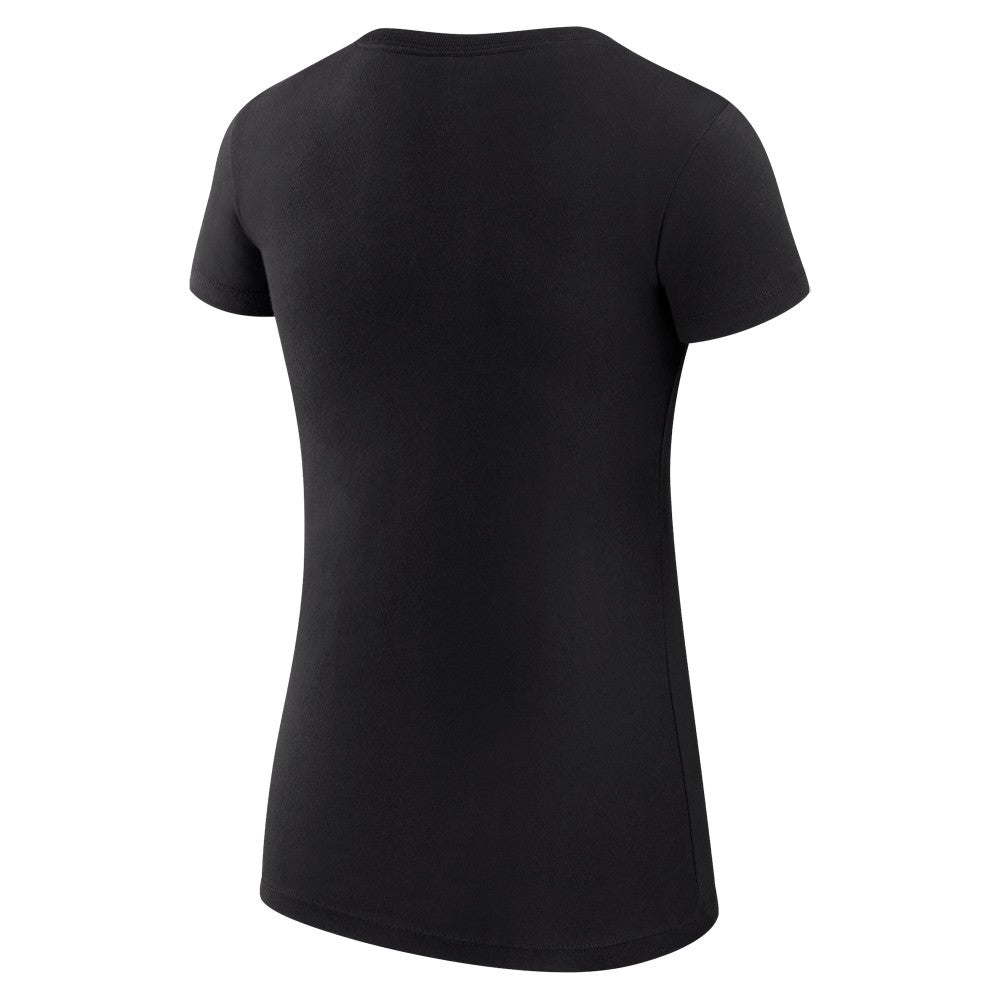 Cincinnati Reds G-III 4Her by Carl Banks Women's Super-Slim Fit Lightweight Team Logo Graphic T-Shirt - Black T-shirts