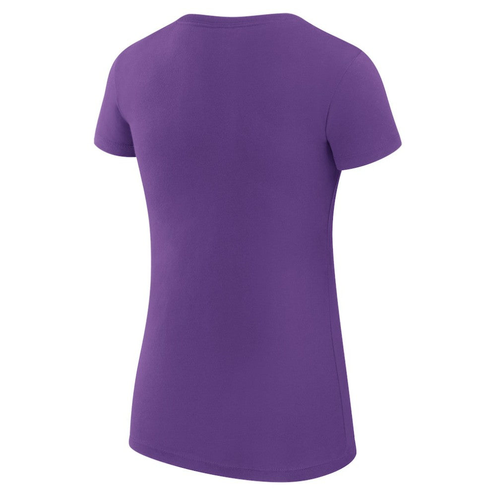 Colorado Rockies G-III 4Her by Carl Banks Women's Super-Slim Fit Lightweight Team Logo Graphic T-Shirt - Purple T-shirts