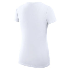 Miami Marlins G-III 4Her by Carl Banks Women's Super-Slim Fit Lightweight Team Logo Graphic V-Neck T-Shirt - White T-shirts