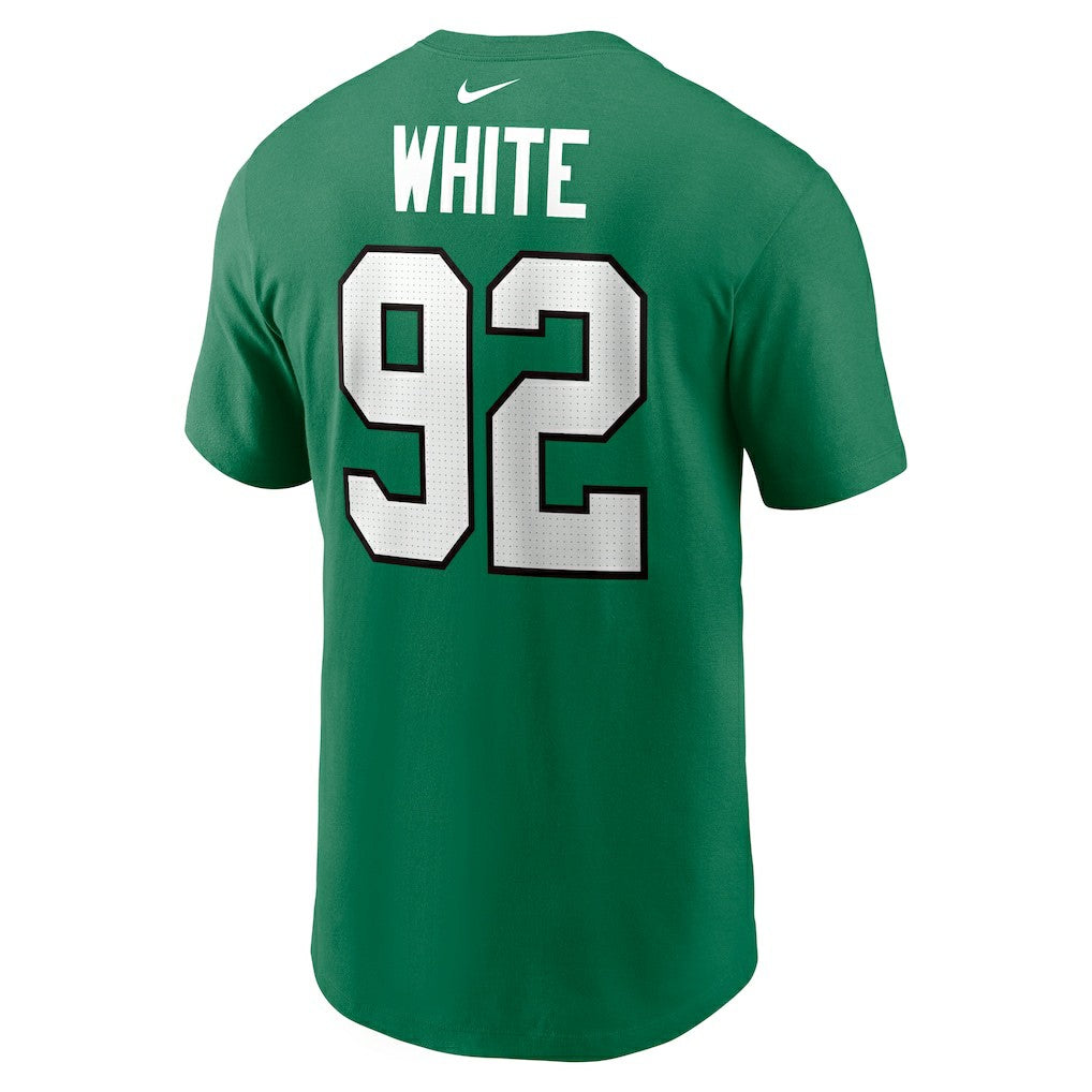 Reggie White Philadelphia Eagles Retired Player Name & Number T-Shirt - Kelly Green T-shirts