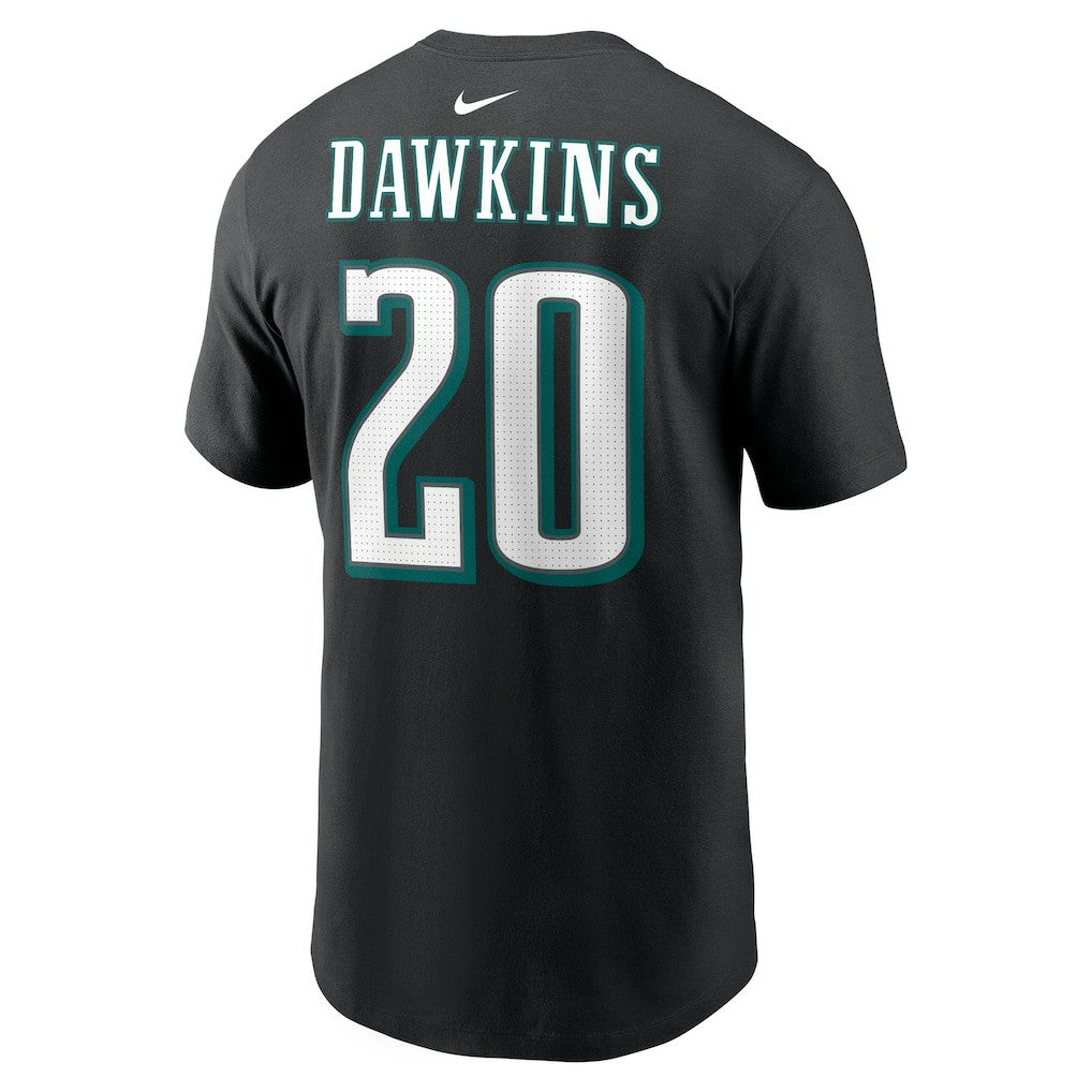 Brian Dawkins Philadelphia Eagles Retired Player Name & Number T-Shirt - Black T-shirts