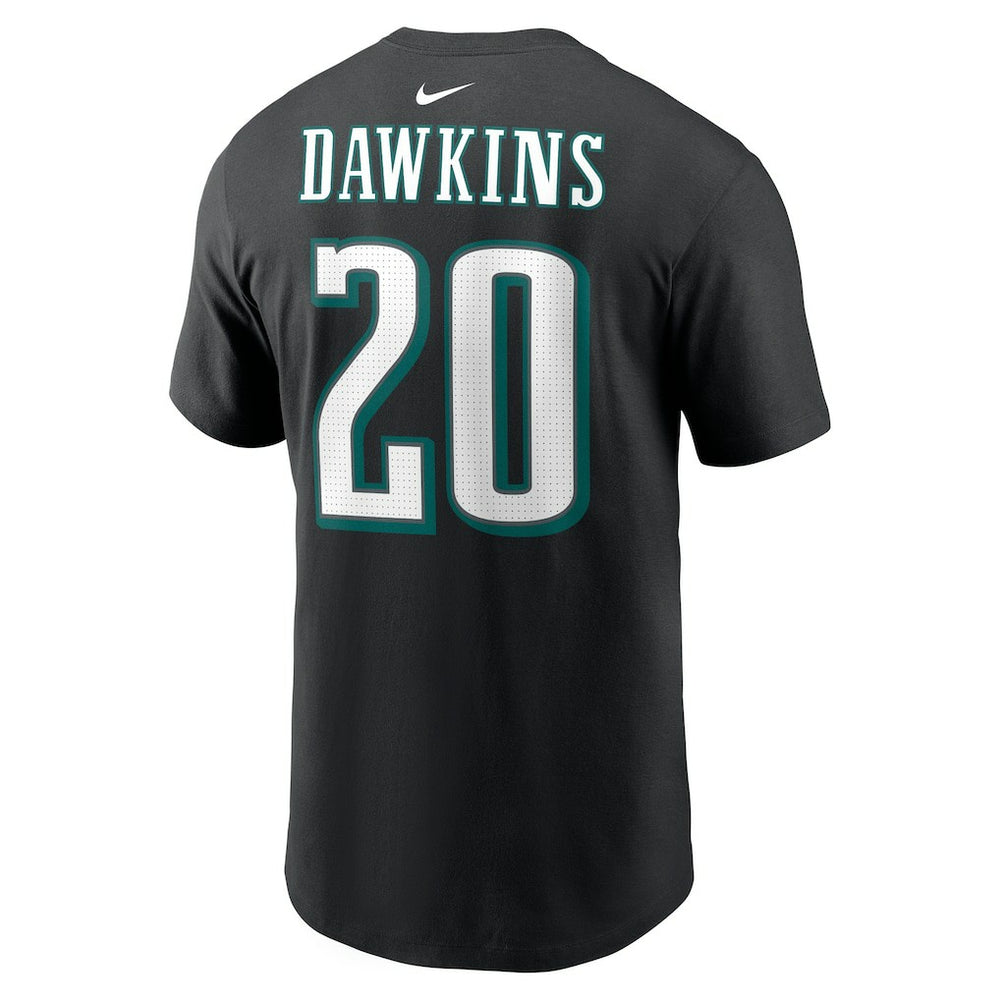Brian Dawkins Philadelphia Eagles Retired Player Name & Number T-Shirt - Black T-shirts