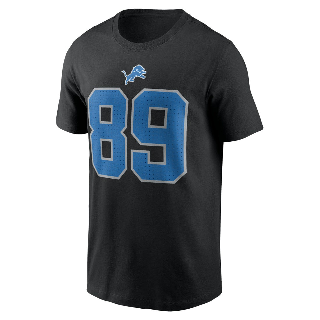 Dan Campbell Detroit Lions Retired Player Name & Number T-Shirt - Black T-shirts
