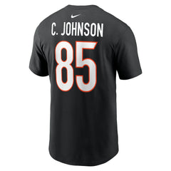 Chad Johnson Cincinnati Bengals Retired Player Name & Number T-Shirt - Black T-shirts
