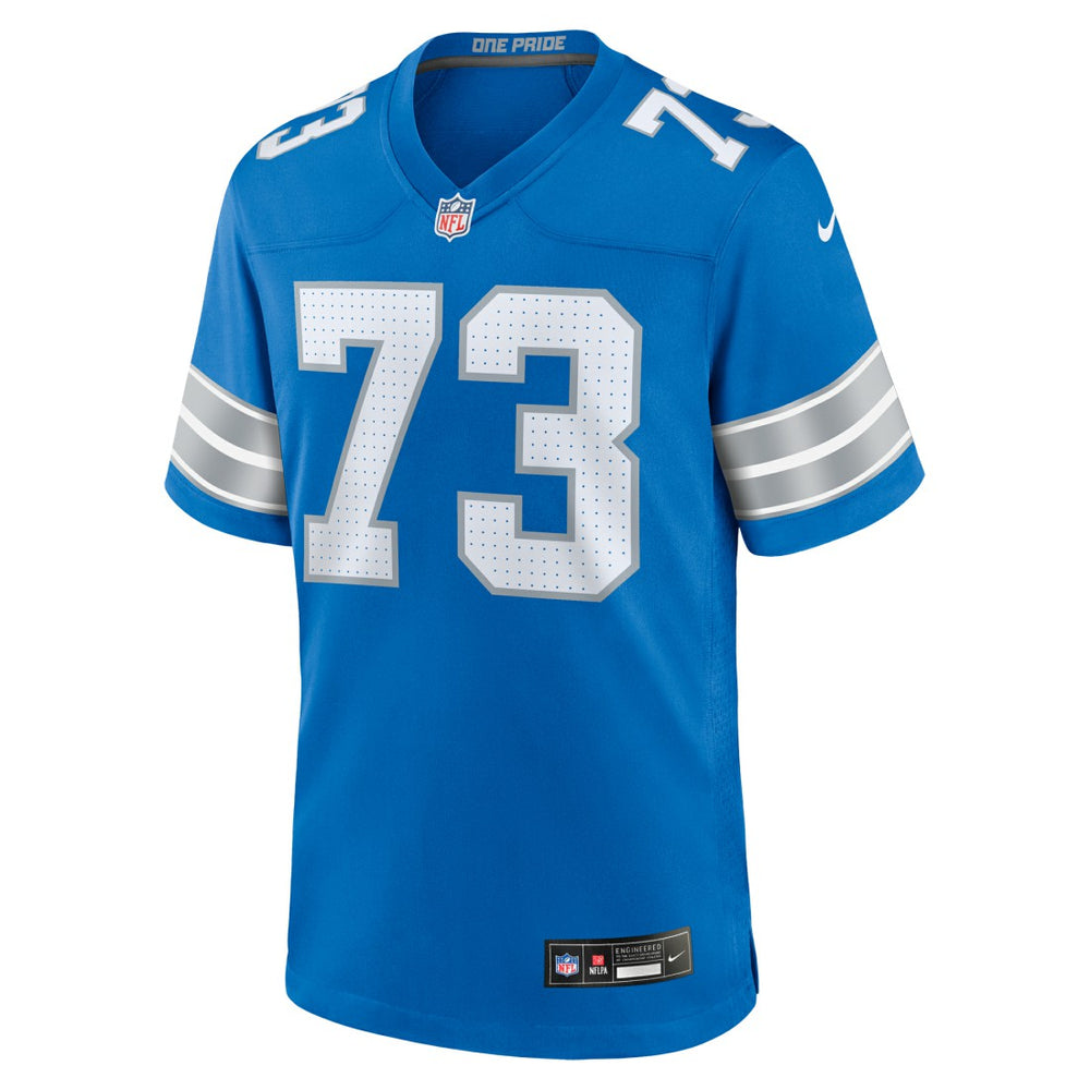 Christian Mahogany Detroit Lions Team Game Jersey - Blue Jerseys