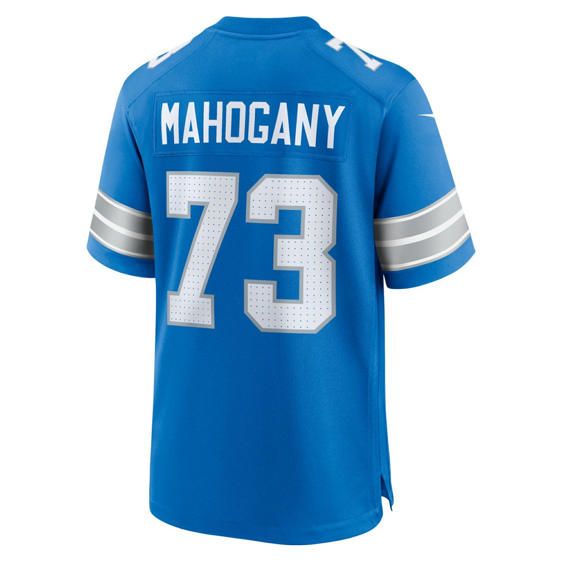 Christian Mahogany Detroit Lions Team Game Jersey - Blue Jerseys