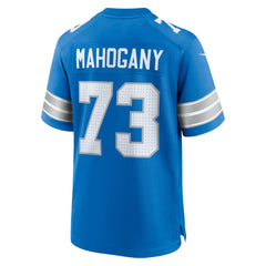 Christian Mahogany Detroit Lions Team Game Jersey - Blue Jerseys