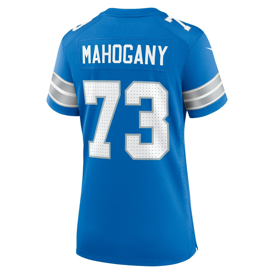 Christian Mahogany Detroit Lions Women's Team Game Jersey - Blue Jerseys