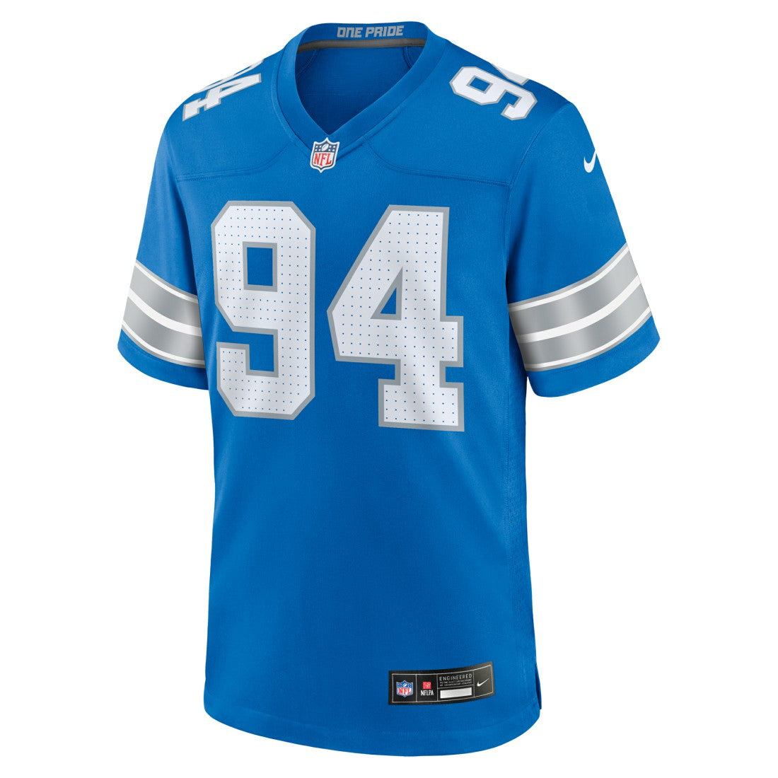Mekhi Wingo Detroit Lions Team Game Jersey - Blue Jerseys