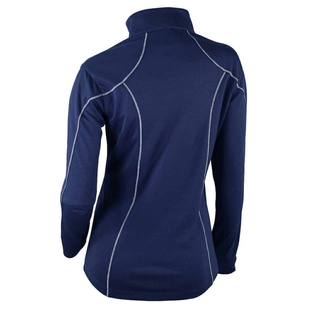 New York Yankees Columbia Women's Cooperstown Collection Shotgun 2.0 Omni-Wick Quarter-Zip Top - Navy Tops