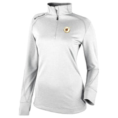 San Diego Padres Columbia Women's Cooperstown Collection Shotgun 2.0 Omni-Wick Quarter-Zip Top - White Tops