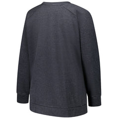 Miami Dolphins Profile Women's Plus Size Acid Wash Raglan Sweatshirt - Charcoal Sweatshirts