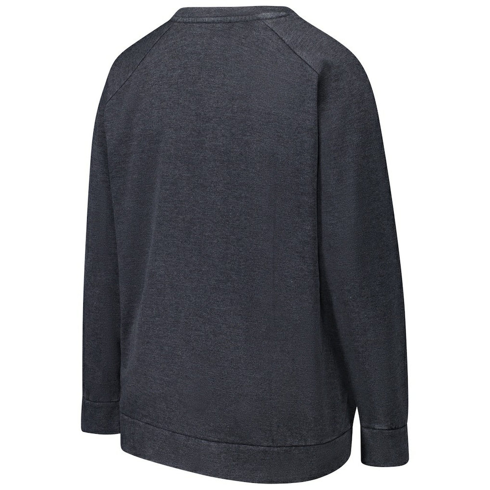 Baltimore Ravens Profile Women's Plus Size Acid Wash Raglan Sweatshirt - Charcoal Sweatshirts