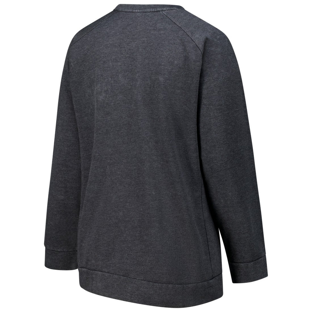 Detroit Lions Profile Women's Plus Size Acid Wash Raglan Sweatshirt - Charcoal Sweatshirts