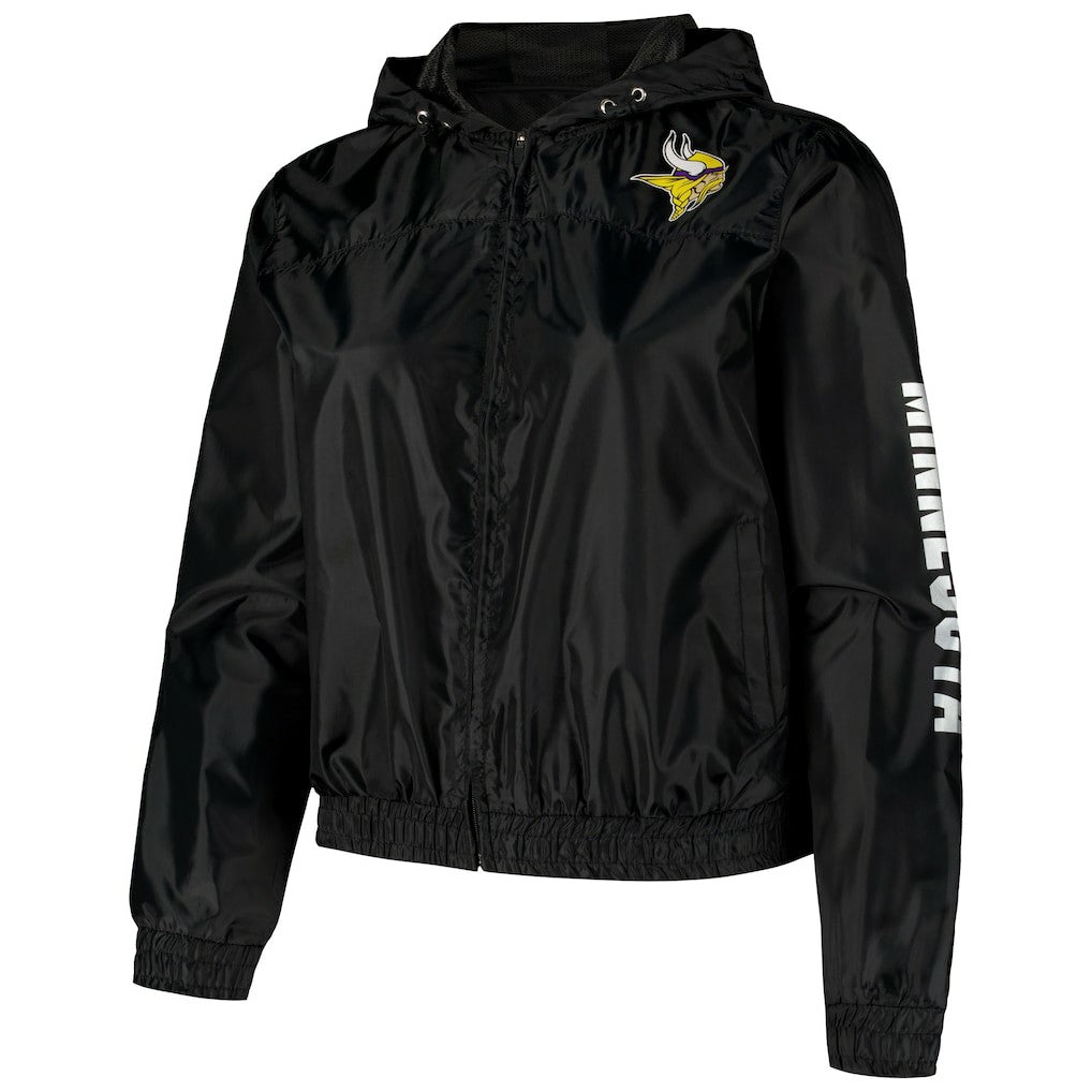 Minnesota Vikings Women's Full-Zip Jacket - Black Jackets