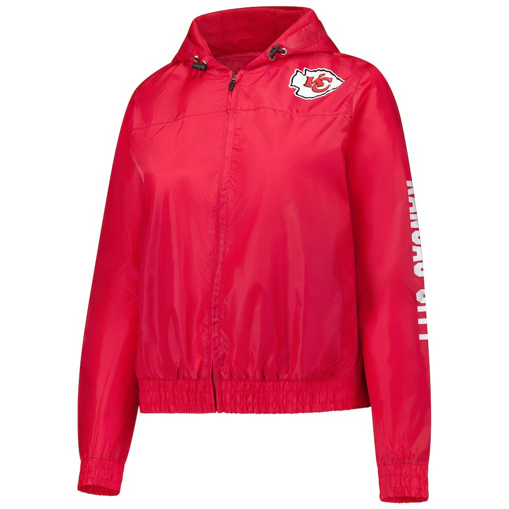 Kansas City Chiefs Women's Full-Zip Hoodie Jacket - Red Hoodies