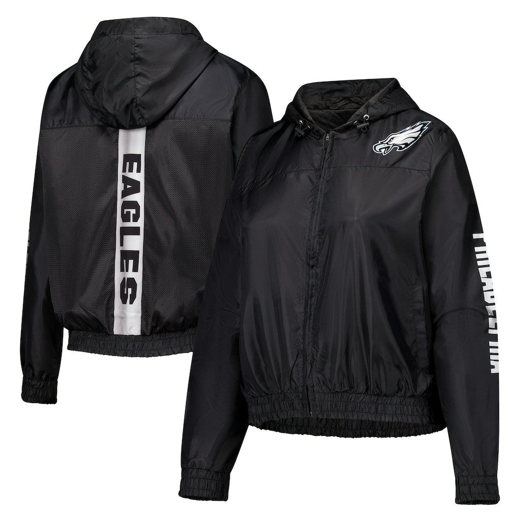 Philadelphia Eagles Women's Full-Zip Jacket - Black Jackets