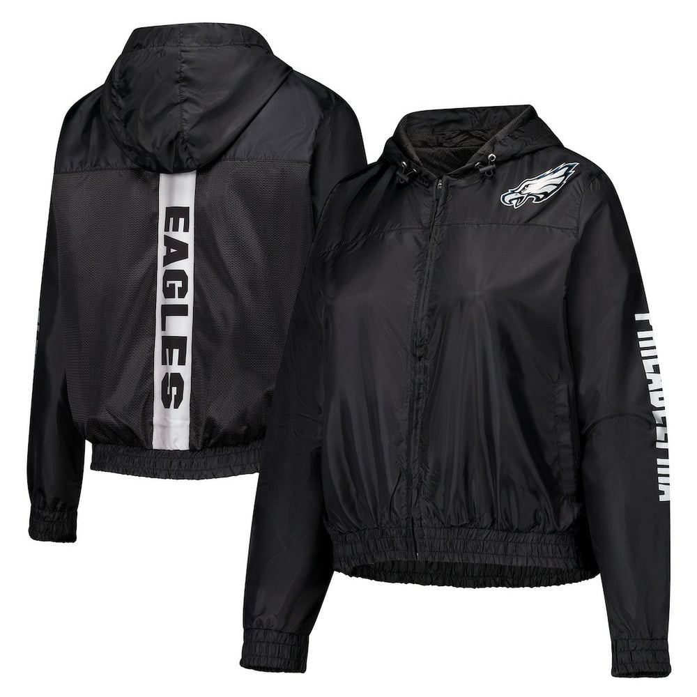 Philadelphia Eagles Women's Full-Zip Jacket - Black Jackets