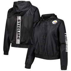 Pittsburgh Steelers Women's Full-Zip Jacket - Black Jackets