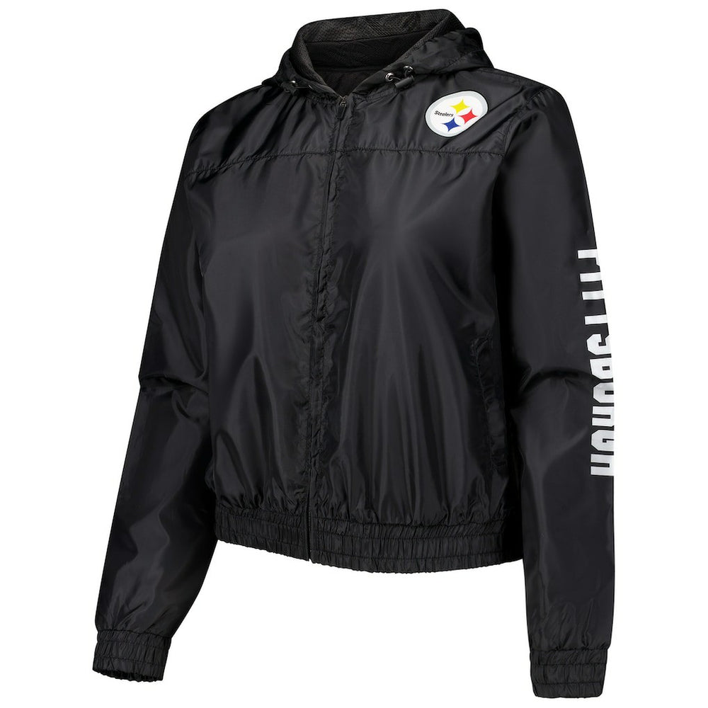 Pittsburgh Steelers Women's Full-Zip Jacket - Black Jackets