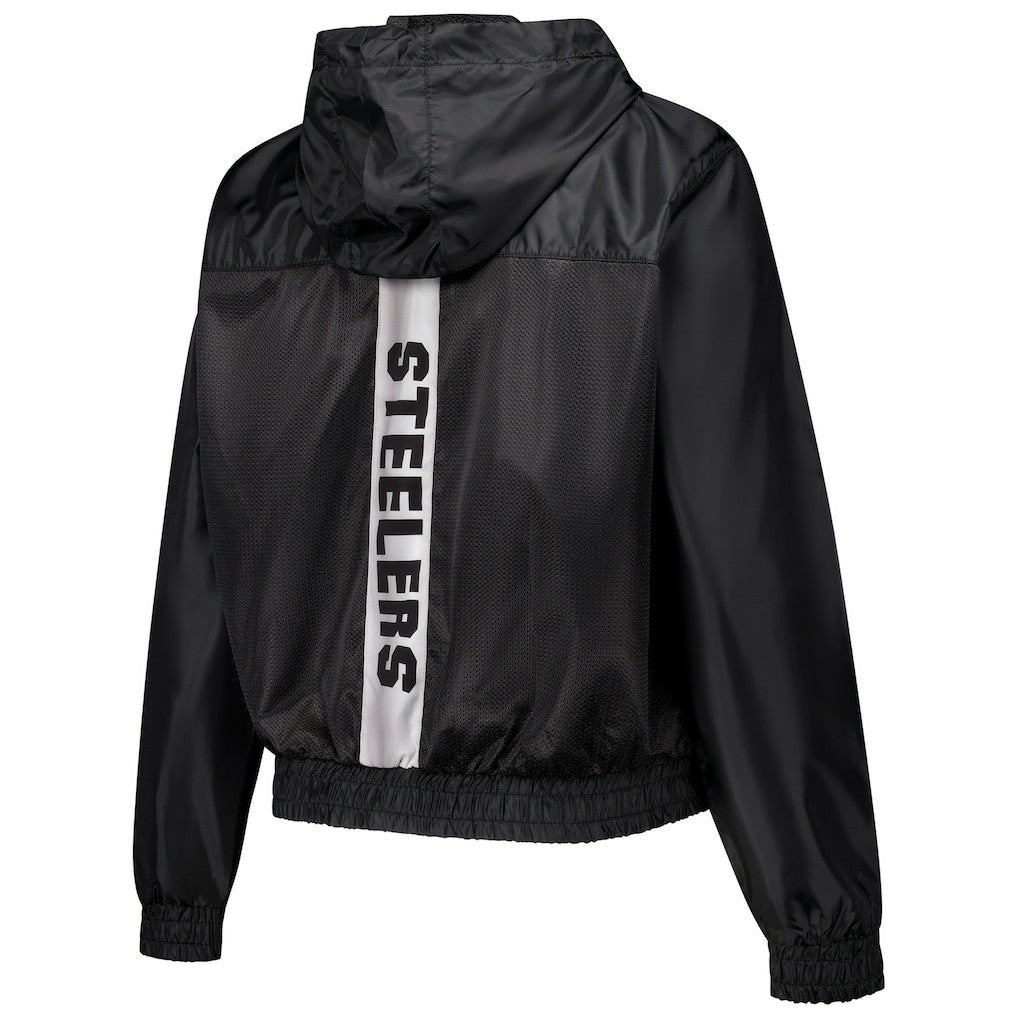 Pittsburgh Steelers Women's Full-Zip Jacket - Black Jackets