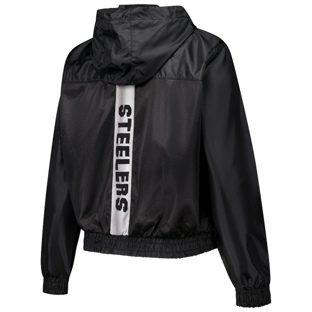 Pittsburgh Steelers Women's Full-Zip Jacket - Black Jackets