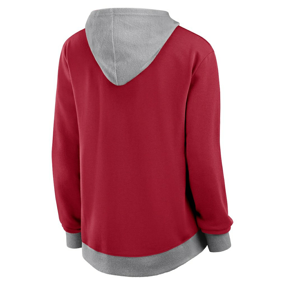 San Francisco 49ers Women's Hit It Full-Zip Hoodie - Scarlet Hoodies