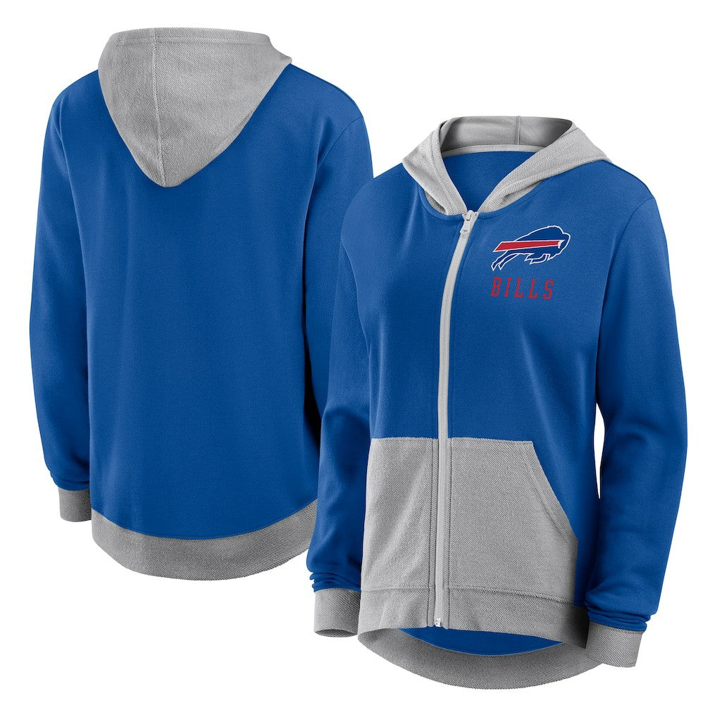 Buffalo Bills Women's Hit It Full-Zip Hoodie - Royal Hoodies