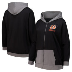 Cincinnati Bengals Women's Hit It Full-Zip Hoodie - Black Hoodies