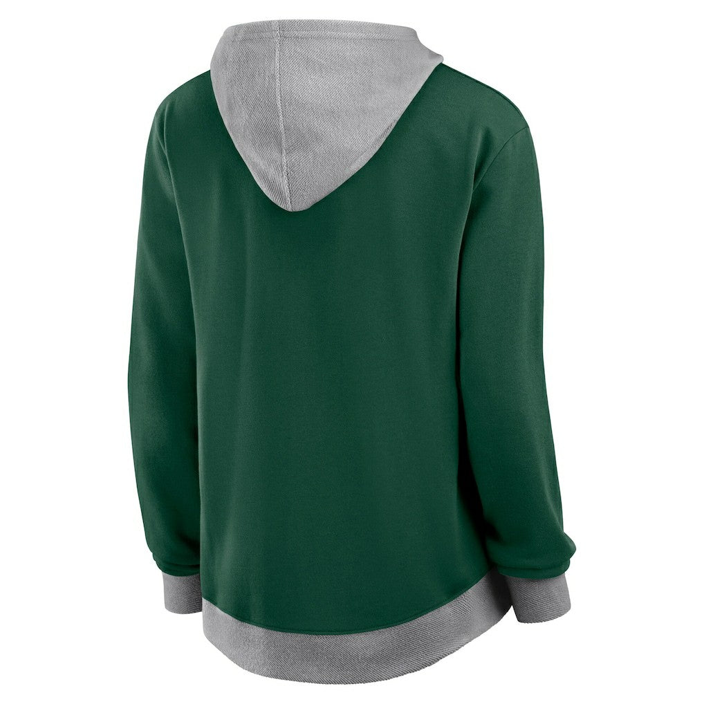 Green Bay Packers Women's Hit It Full-Zip Hoodie - Green Hoodies