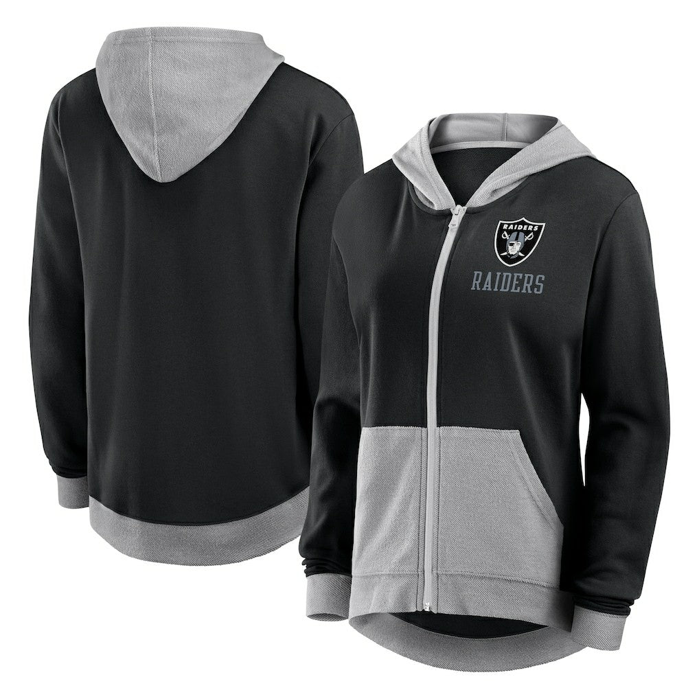 Las Vegas Raiders Women's Hit It Full-Zip Hoodie - Black Hoodies