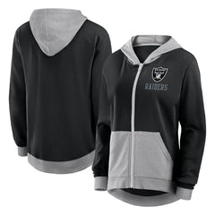 Las Vegas Raiders Women's Hit It Full-Zip Hoodie - Black Hoodies