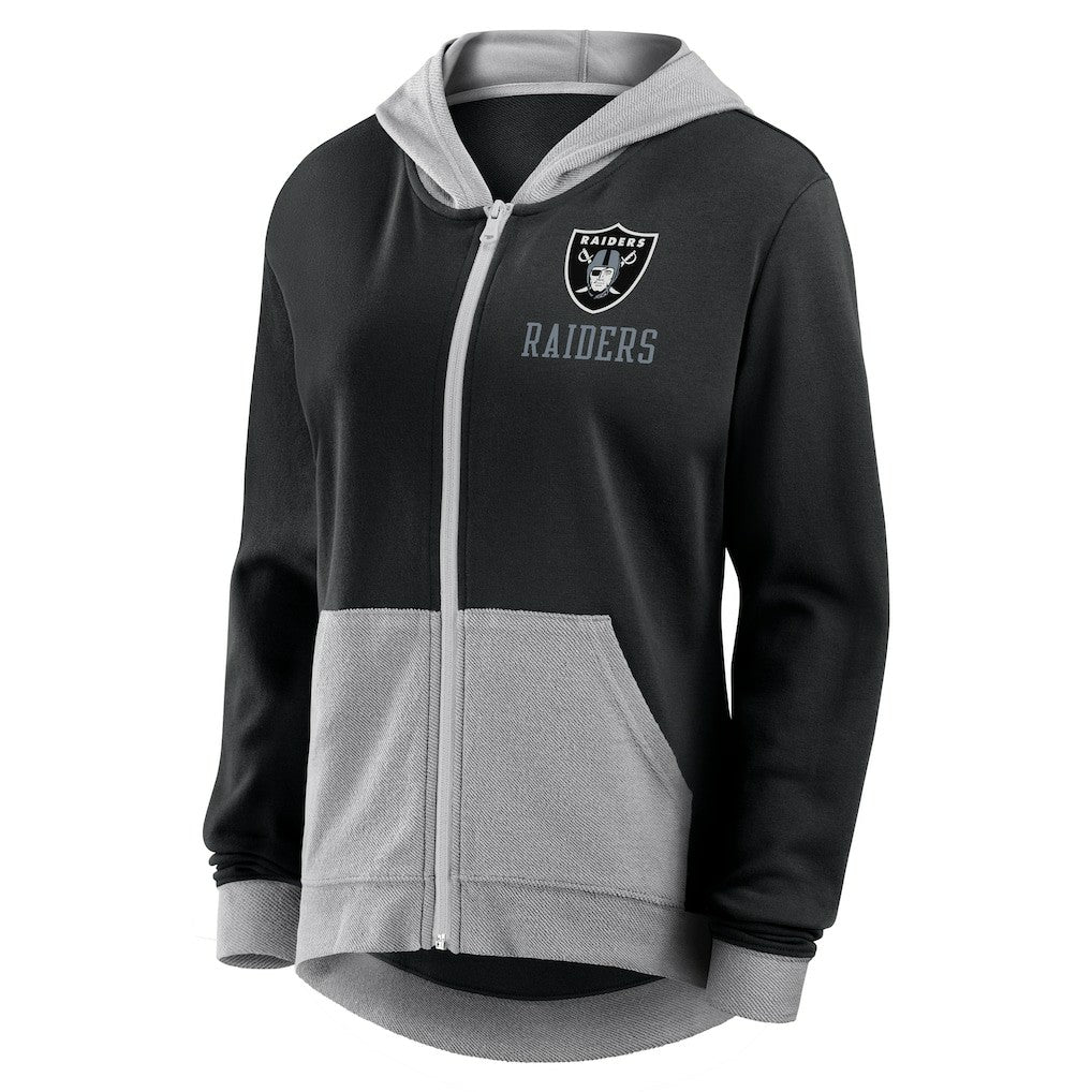 Las Vegas Raiders Women's Hit It Full-Zip Hoodie - Black Hoodies