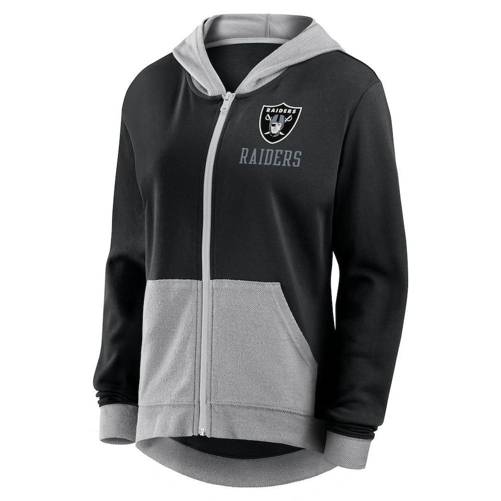 Las Vegas Raiders Women's Hit It Full-Zip Hoodie - Black Hoodies