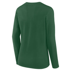 New York Jets Women's Long Sleeve Scoop Neck T-Shirt - Green T-shirts