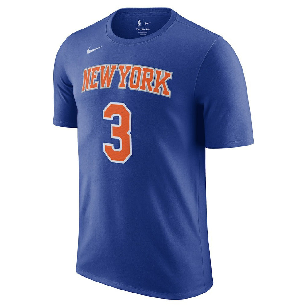 Josh Hart New York Knicks Icon Edition Name & Number T-Shirt Blue - Nike
