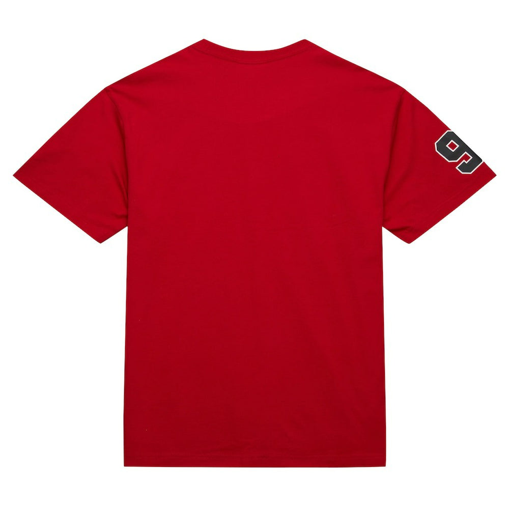 Dennis Rodman Chicago Bulls Premium Nickname T-Shirt Red - Mitchell & Ness