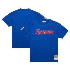Allen Iverson Philadelphia 76ers Premium Nickname T-Shirt Royal - Mitchell & Ness