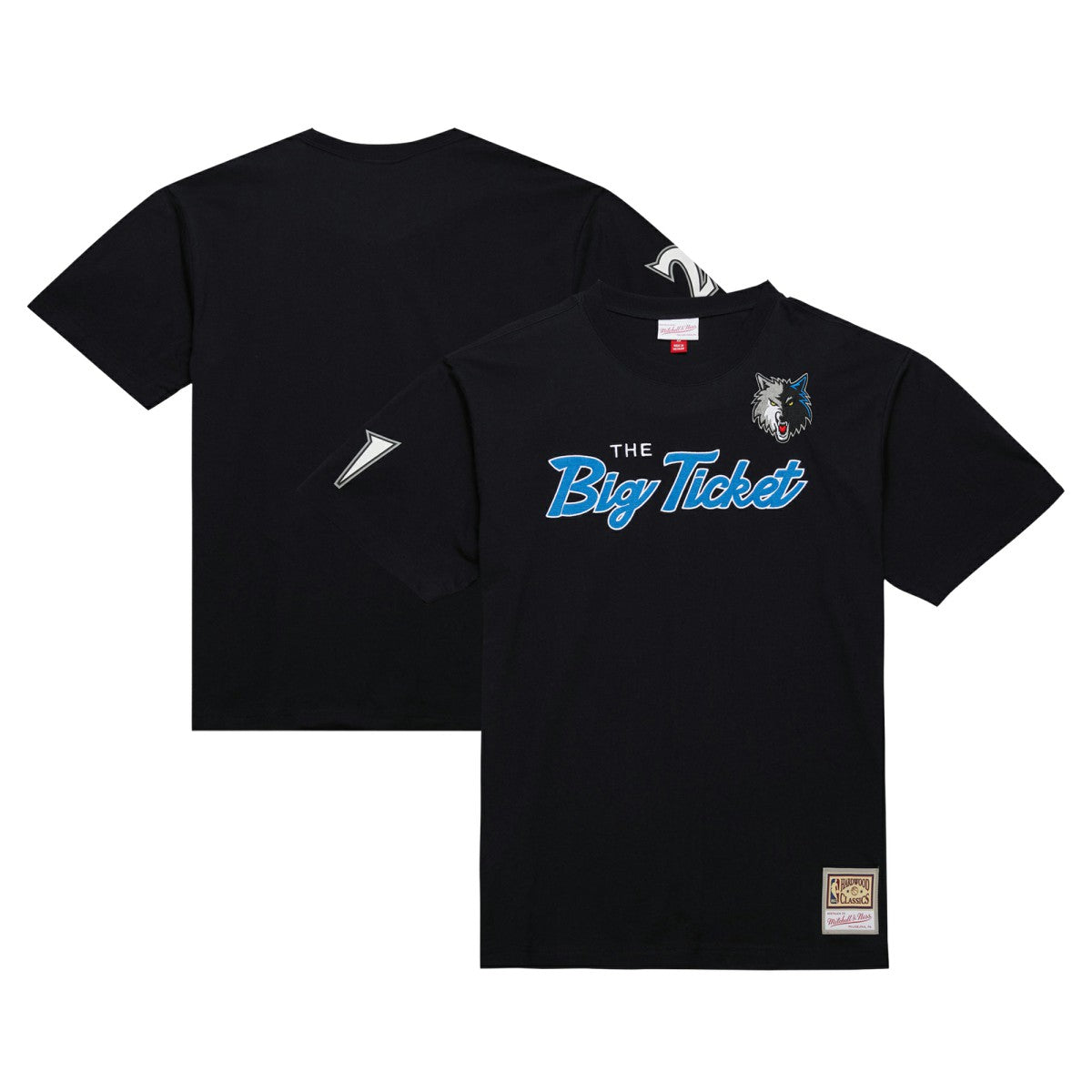Kevin Garnett Minnesota Timberwolves Premium Nickname T-Shirt Black - Mitchell & Ness