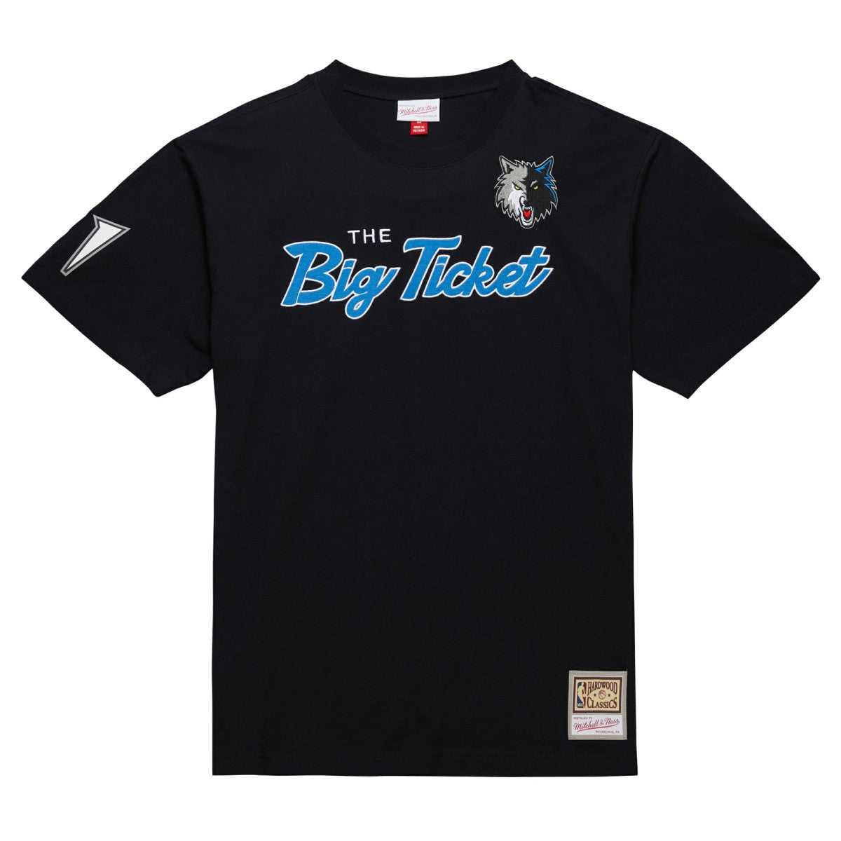 Kevin Garnett Minnesota Timberwolves Premium Nickname T-Shirt Black - Mitchell & Ness