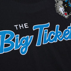Kevin Garnett Minnesota Timberwolves Premium Nickname T-Shirt Black - Mitchell & Ness
