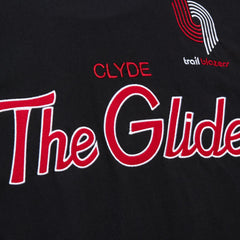 Clyde Drexler Portland Trail Blazers Premium Nickname T-Shirt Black - Mitchell & Ness