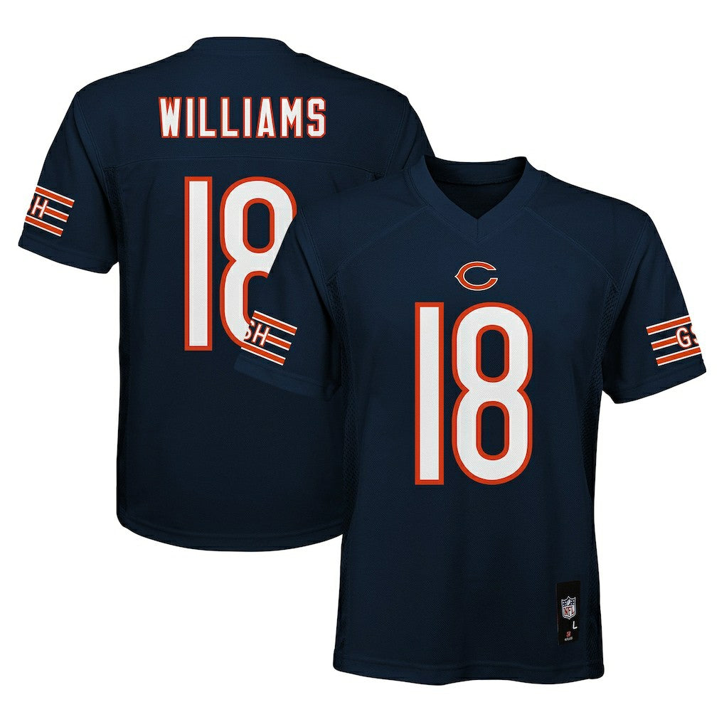 Caleb Williams Chicago Bears Youth Replica Player Jersey - Navy Jerseys